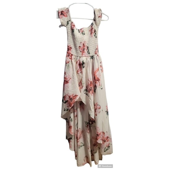 Dresses & Skirts - Women's Summer Floral Print Flowy A Line Dresses Sleeveless Smocked Off Shoulder